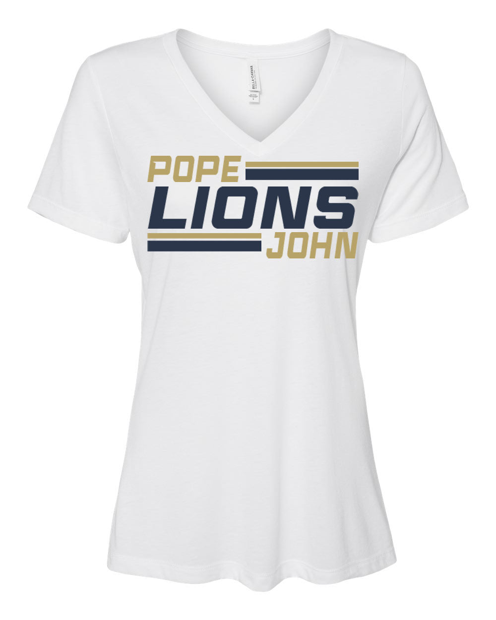 Pope John Cheer Design 5 V-neck T-Shirt