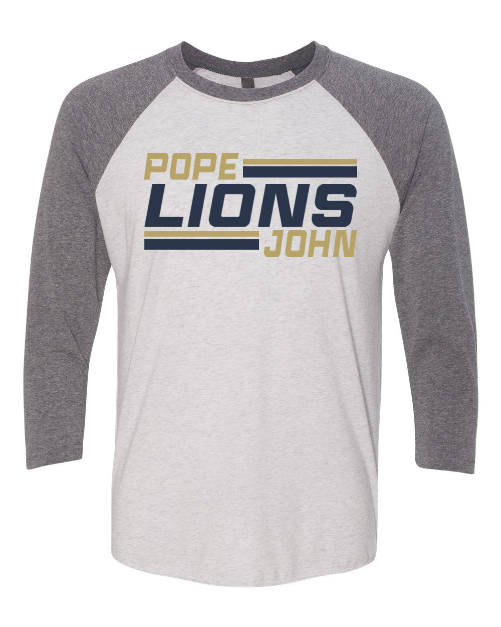 Pope John Cheer Design 5 raglan shirt