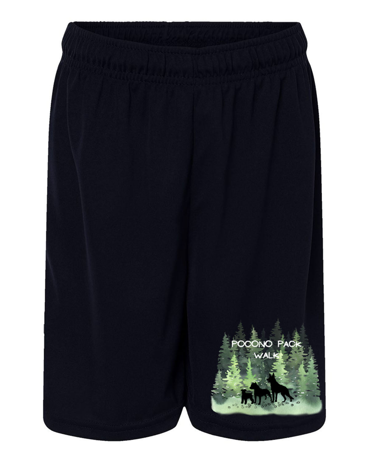 Pocono Pack Performance Shorts Design 1