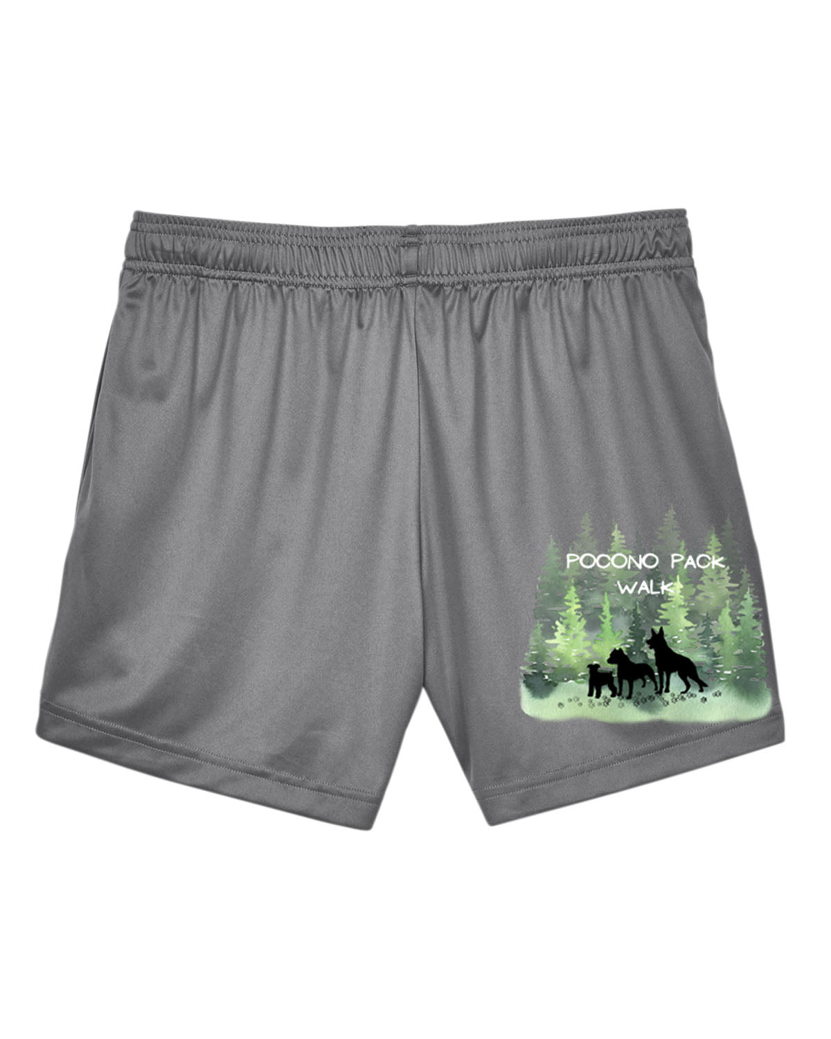 Pocono Pack Design 1 Ladies Performance Shorts