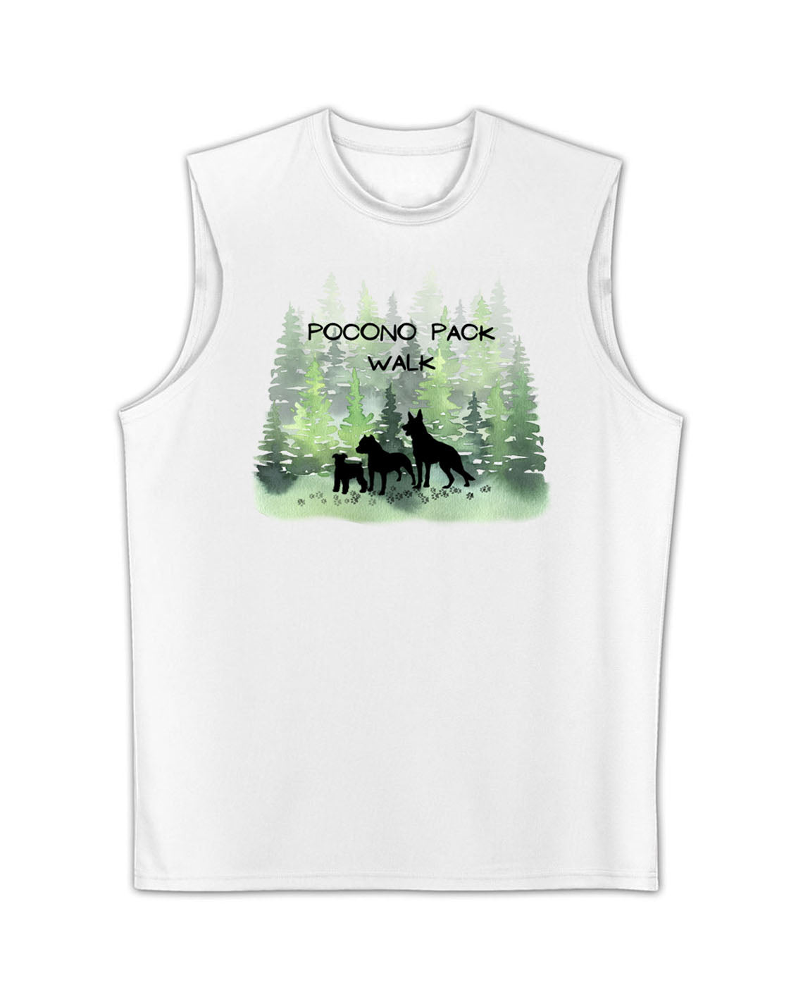 Pocono Pack Design 1 Men's Performance Tank Top