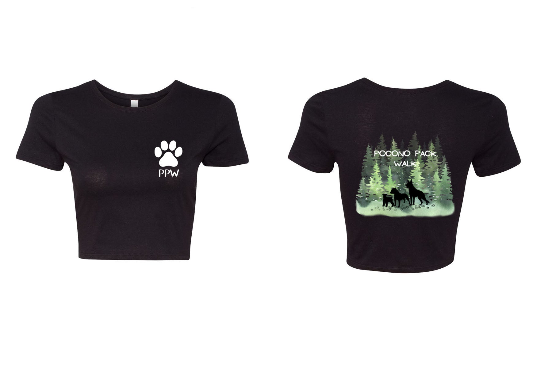 Pocono Pack design 2 Crop Top