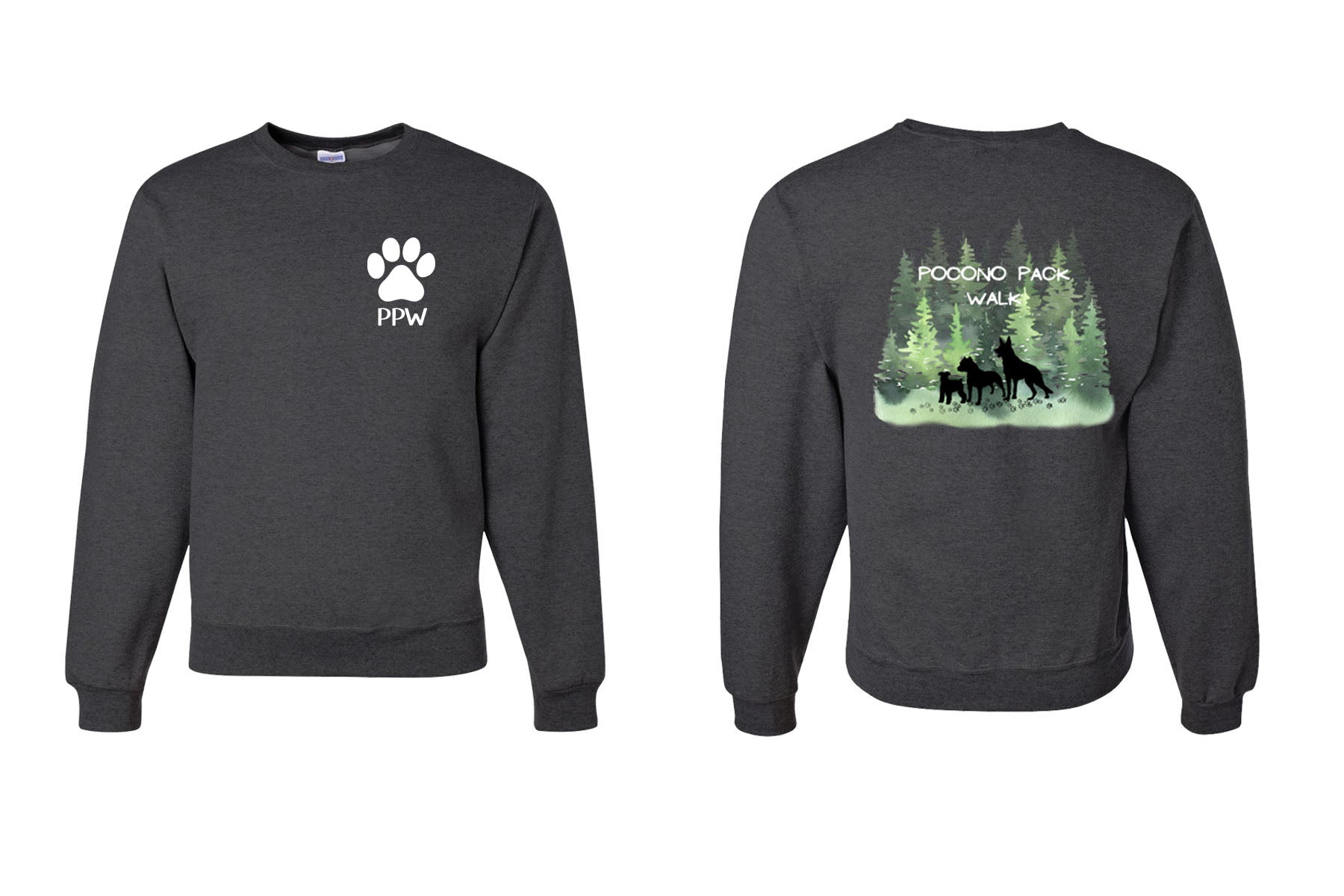 Pocono Pack Design 2 non hooded sweatshirt