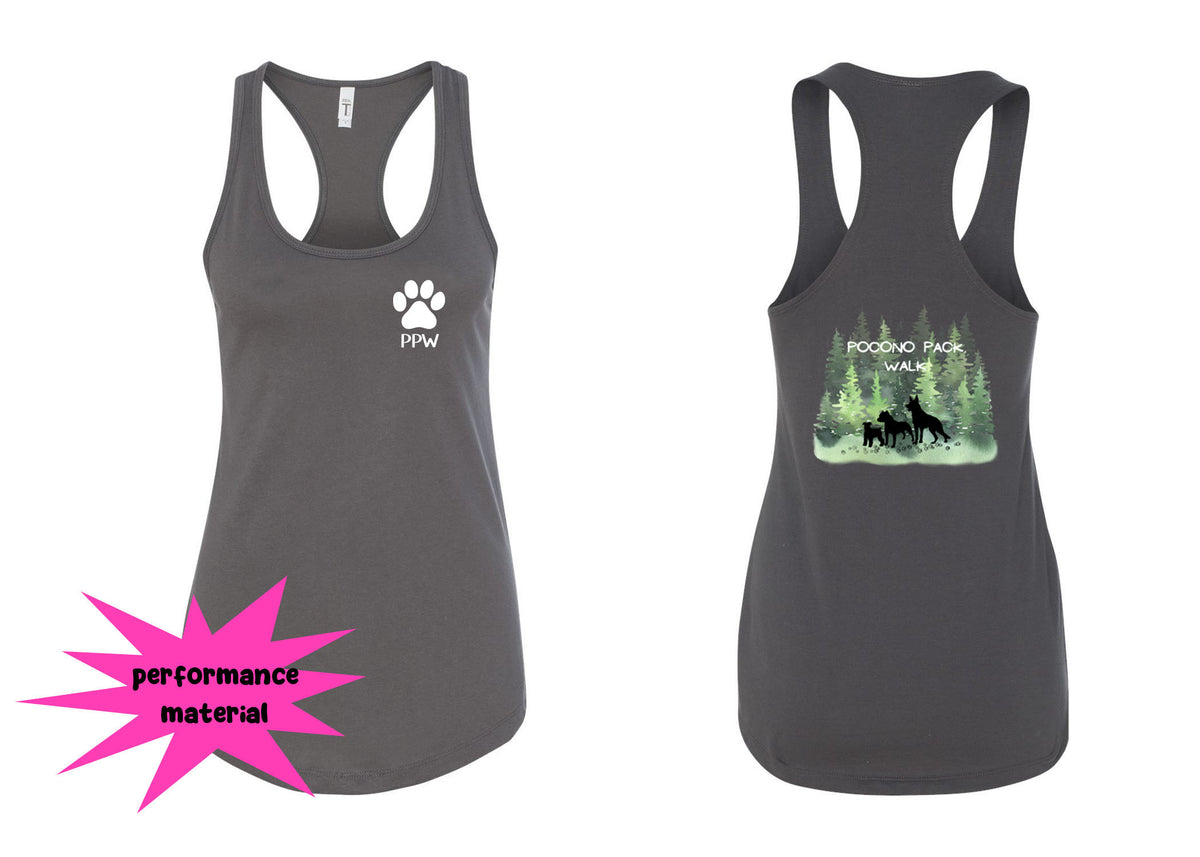 Pocono Pack Design 2 Performance Racerback Tank Top