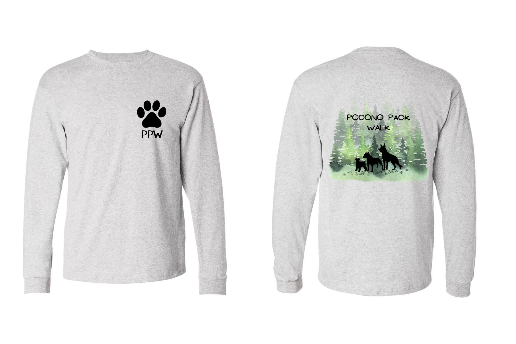 Pocono Pack Design 2 Long Sleeve Shirt