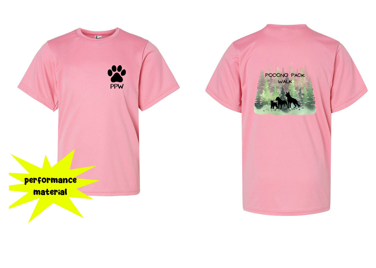 Pocono Pack Performance Material T-Shirt Design 2