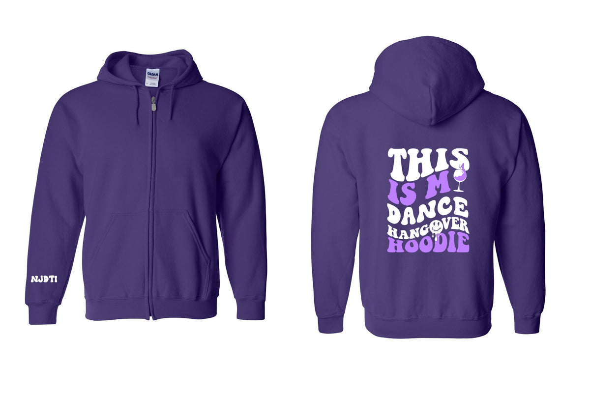 NJ Dance design 19 Zip up Sweatshirt