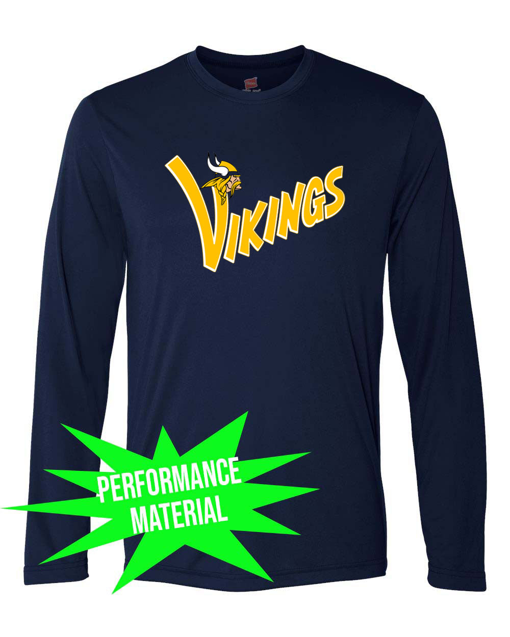 Rolling Hills Performance Material Long Sleeve Shirt Design 12