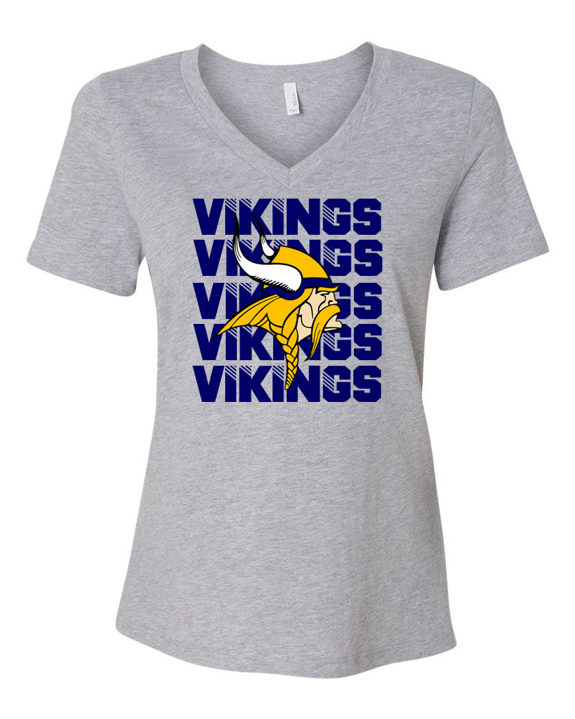 Rolling Hills V-neck T-shirt Design 8