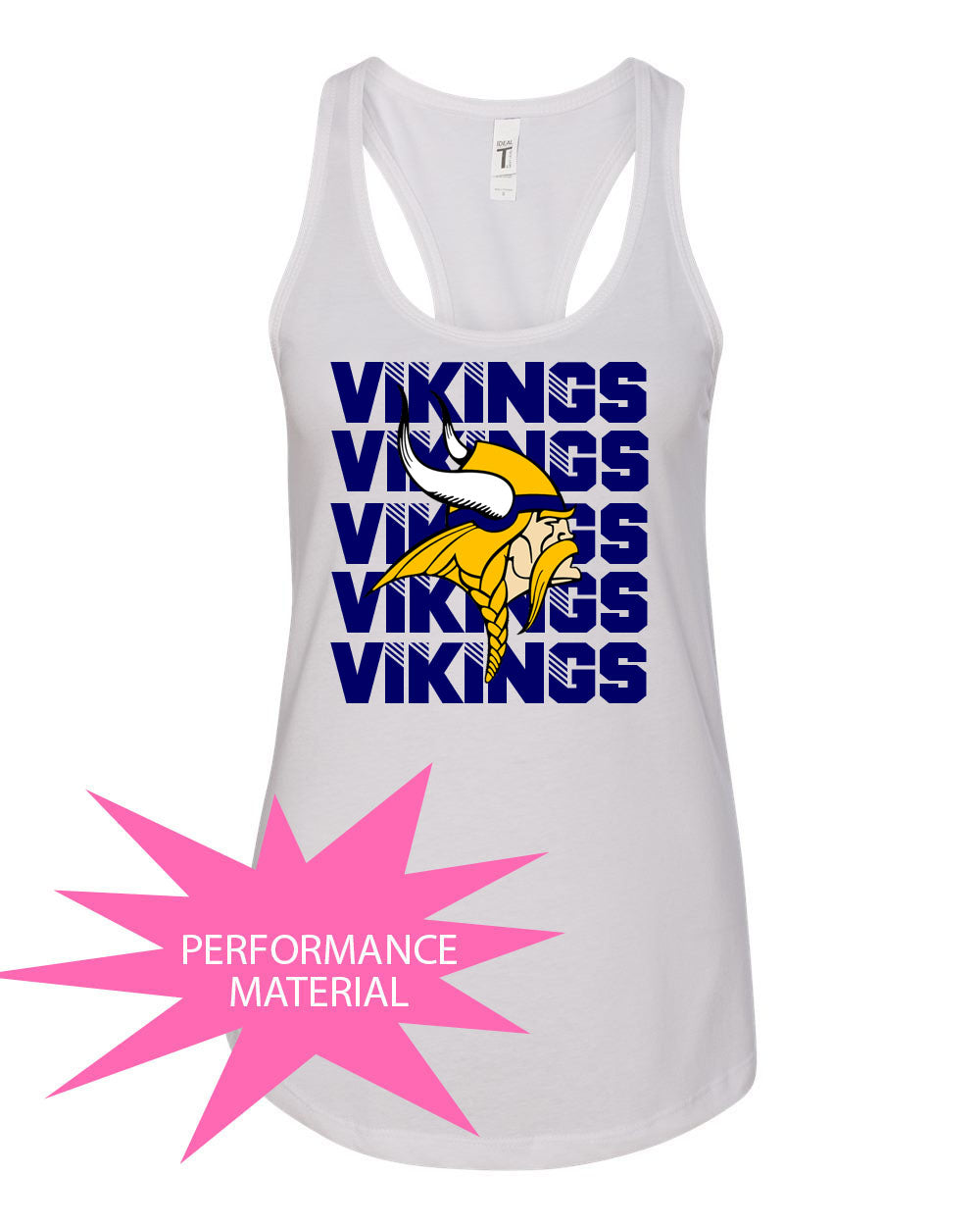 Rolling Hills Design 8 Performance Racerback Tank Top