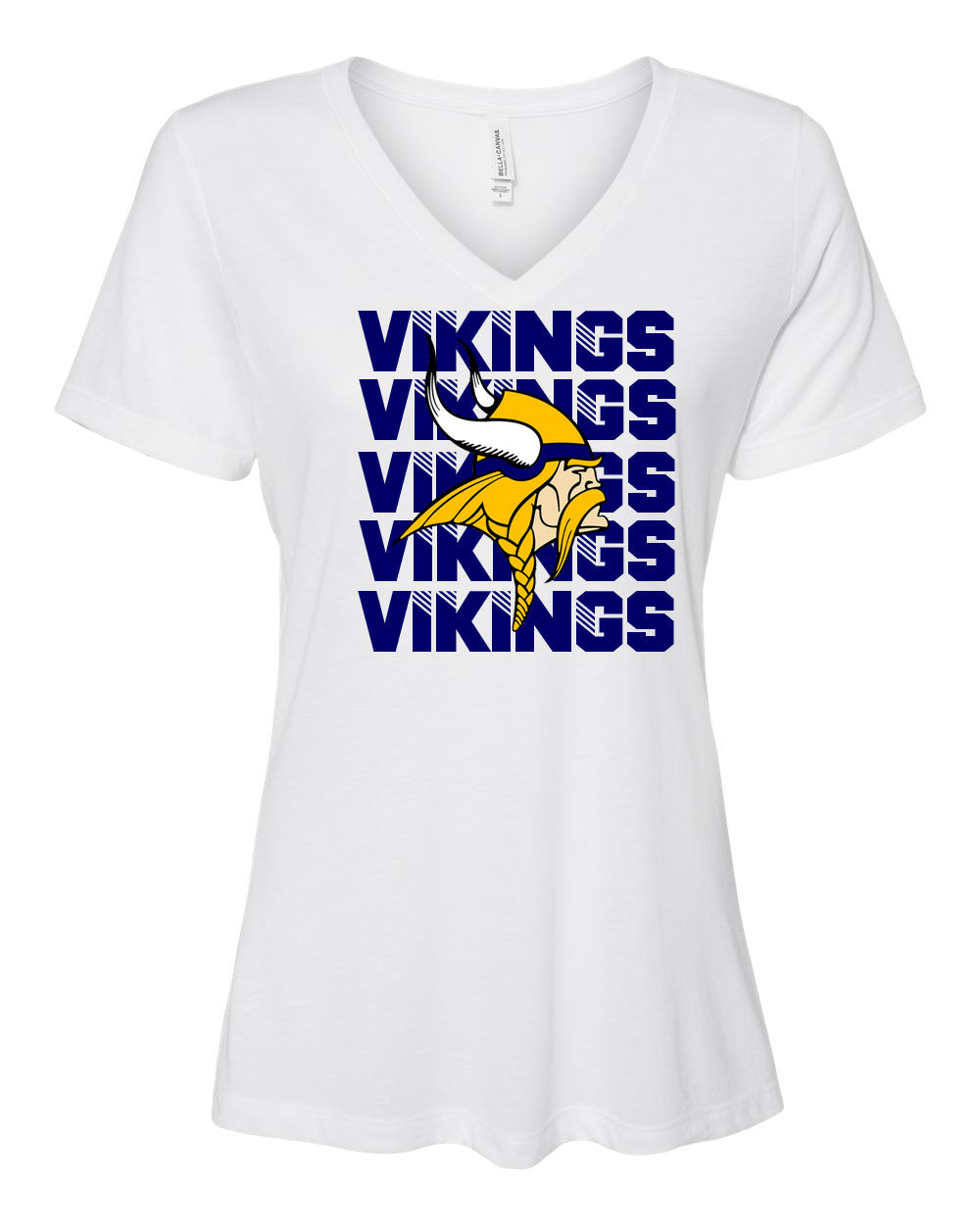 Rolling Hills V-neck T-shirt Design 8