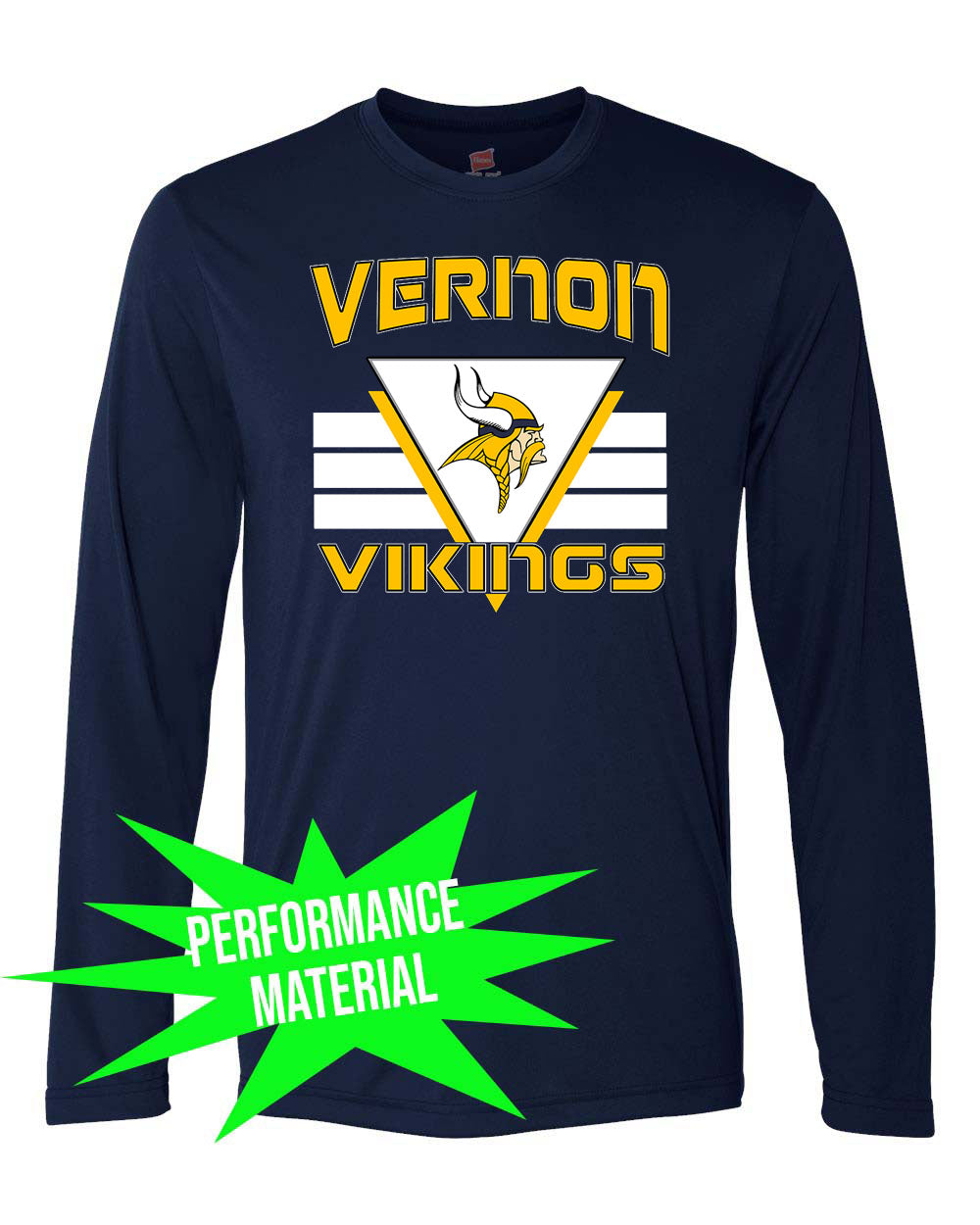 Rolling Hills Performance Material Long Sleeve Shirt Design 9