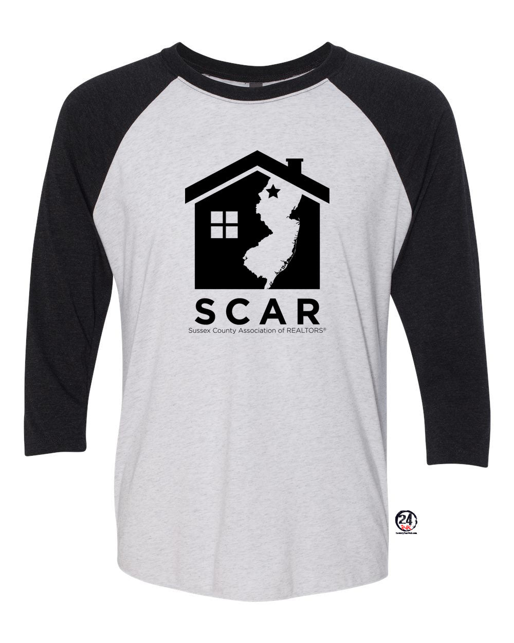 SCAR Raglan shirt Design 1