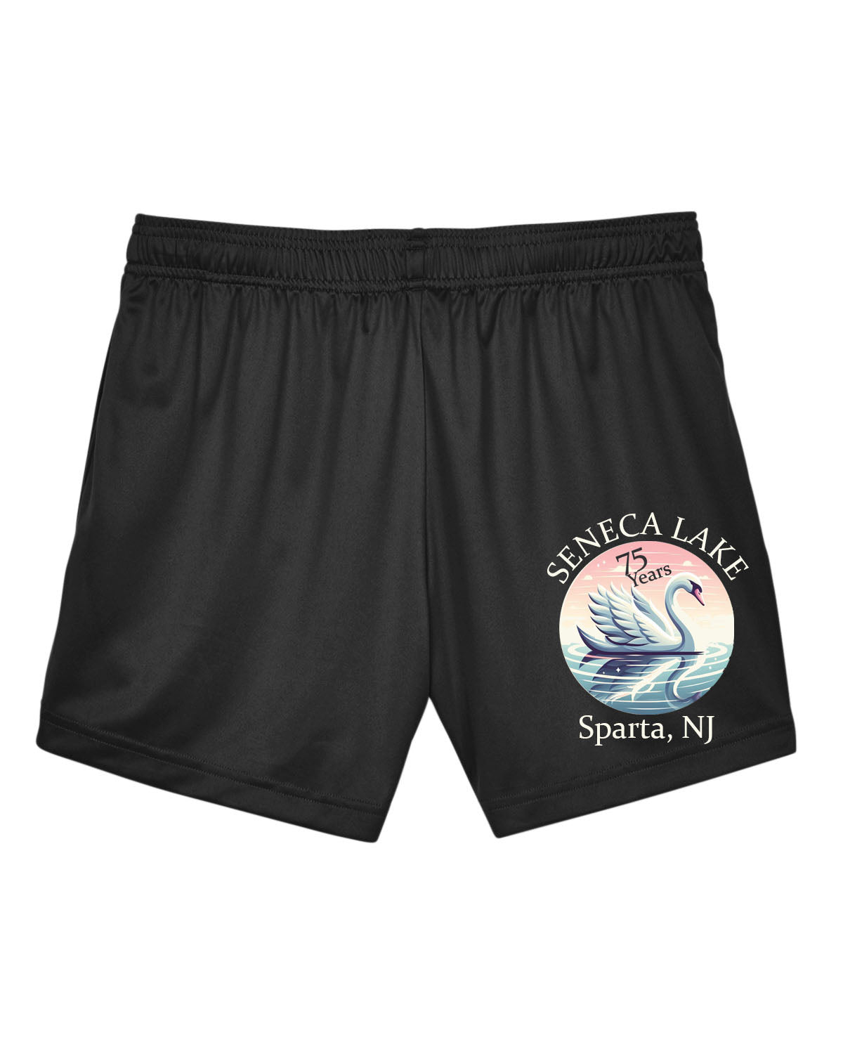 Seneca Lake Ladies Performance Shorts Design 7