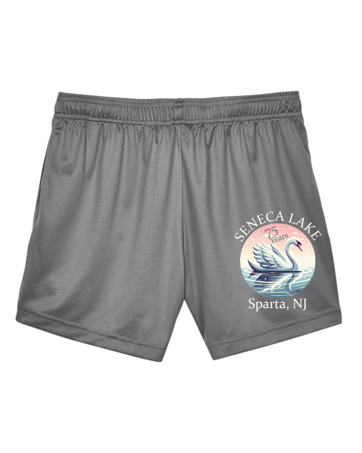 Seneca Lake Ladies Performance Shorts Design 7