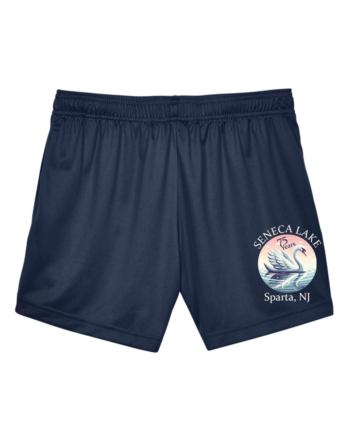 Seneca Lake Ladies Performance Shorts Design 7