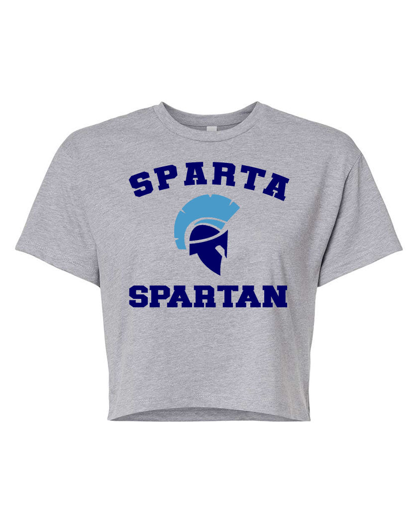 Sparta School Design 1 Crop Top