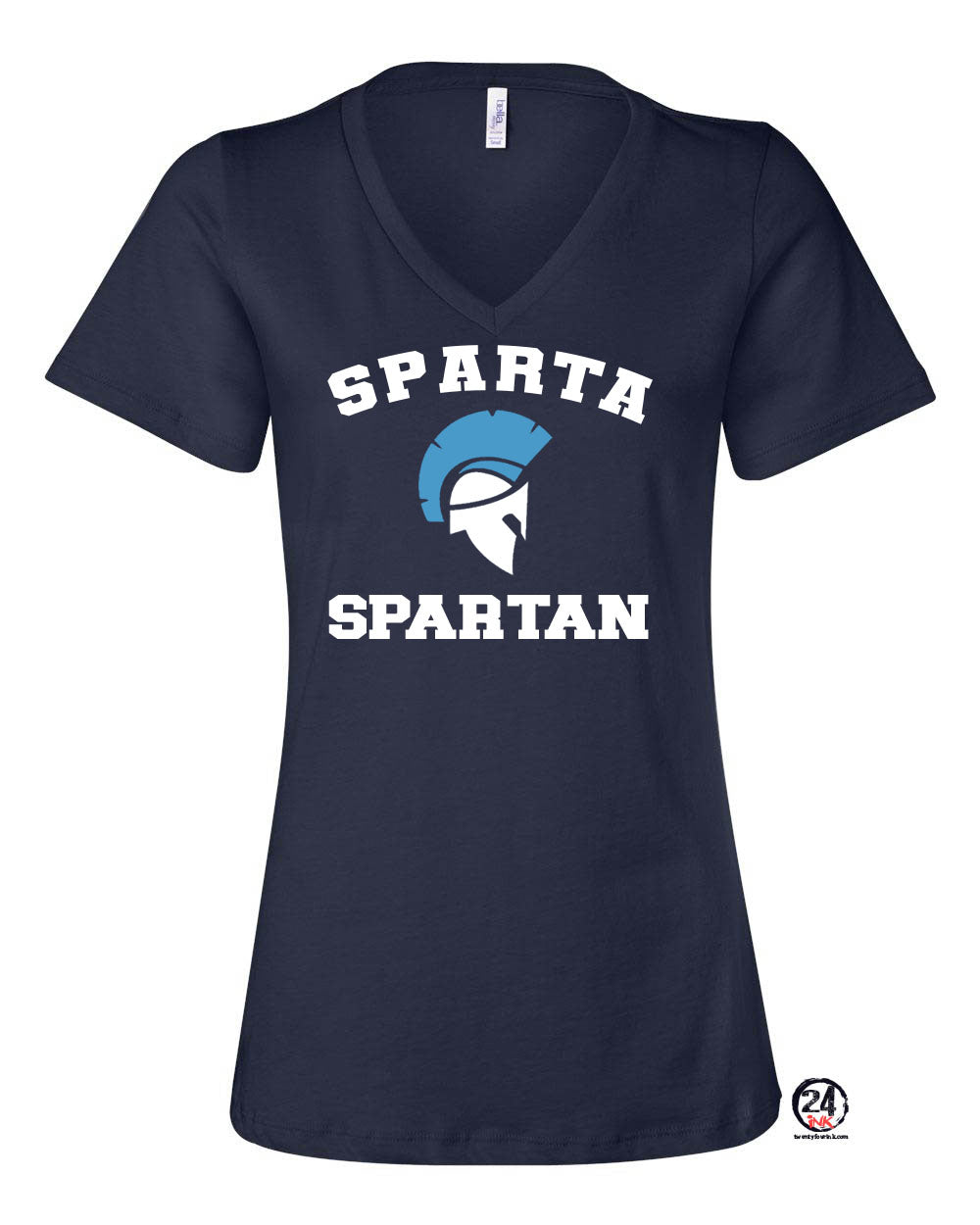 Sparta School Design 1 V-neck T-Shirt