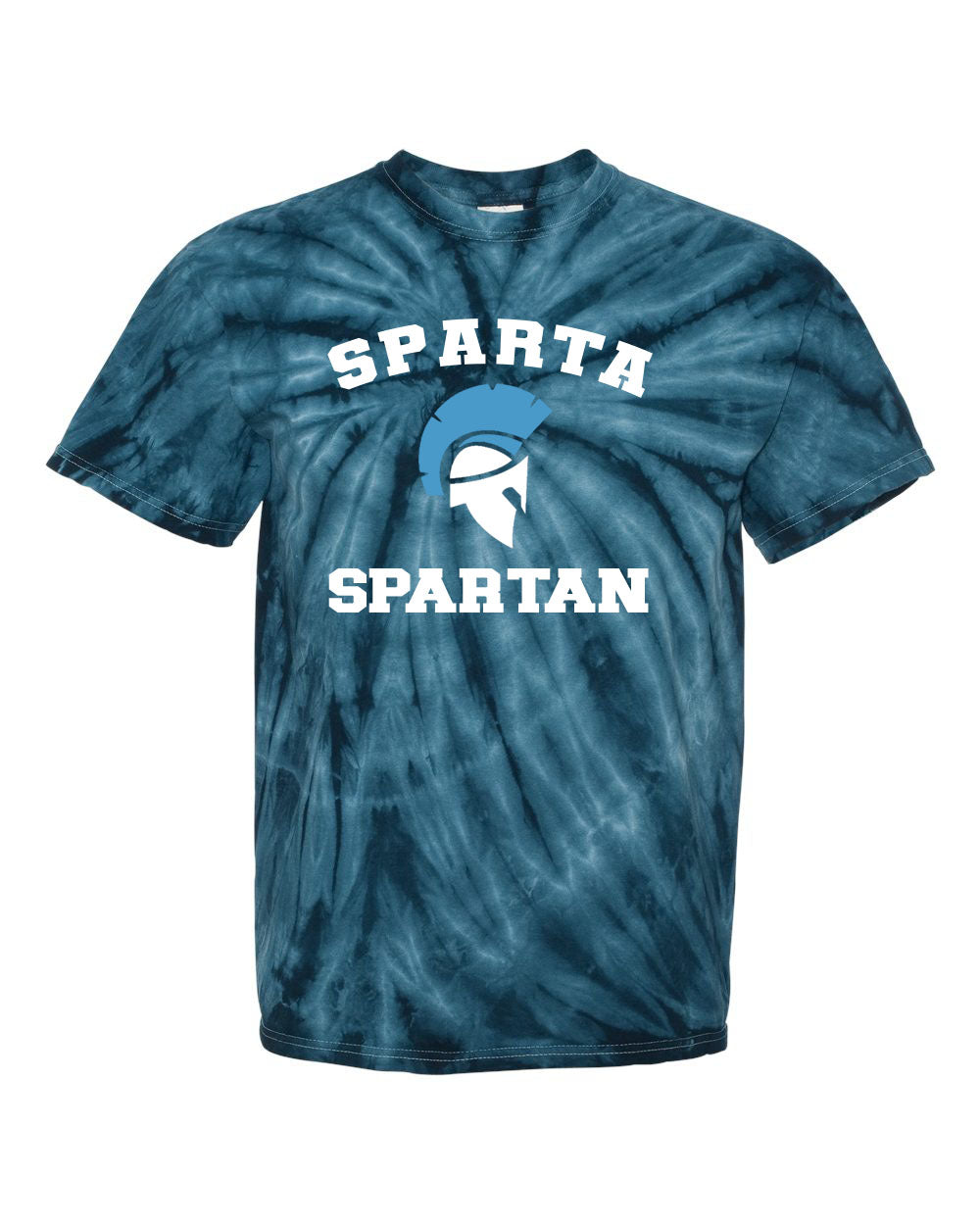 Sparta School Tie Dye t-shirt Design 1
