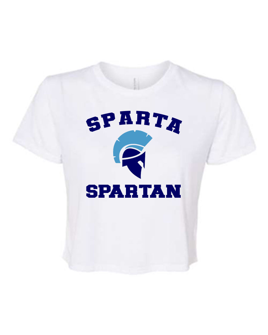 Sparta School Design 1 Crop Top