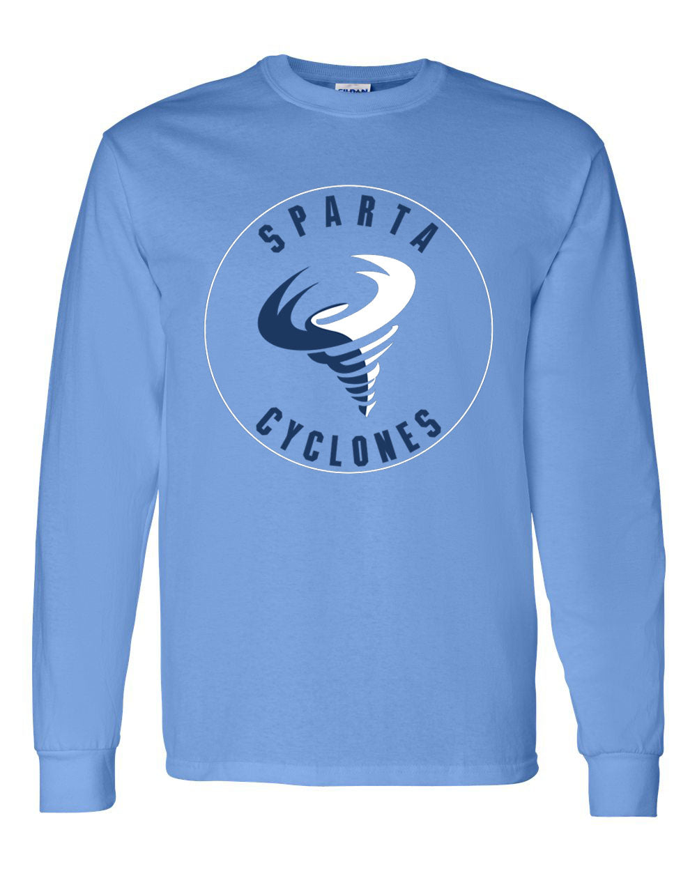 Sparta Cyclones Long Sleeve Shirt Design 1