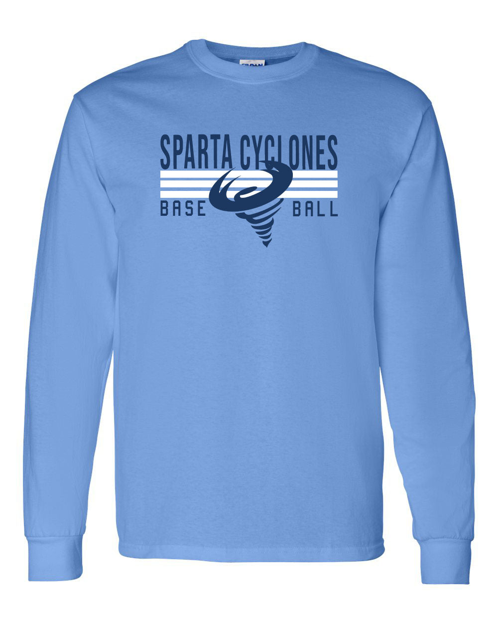 Sparta Cyclones Long Sleeve Shirt Design 4