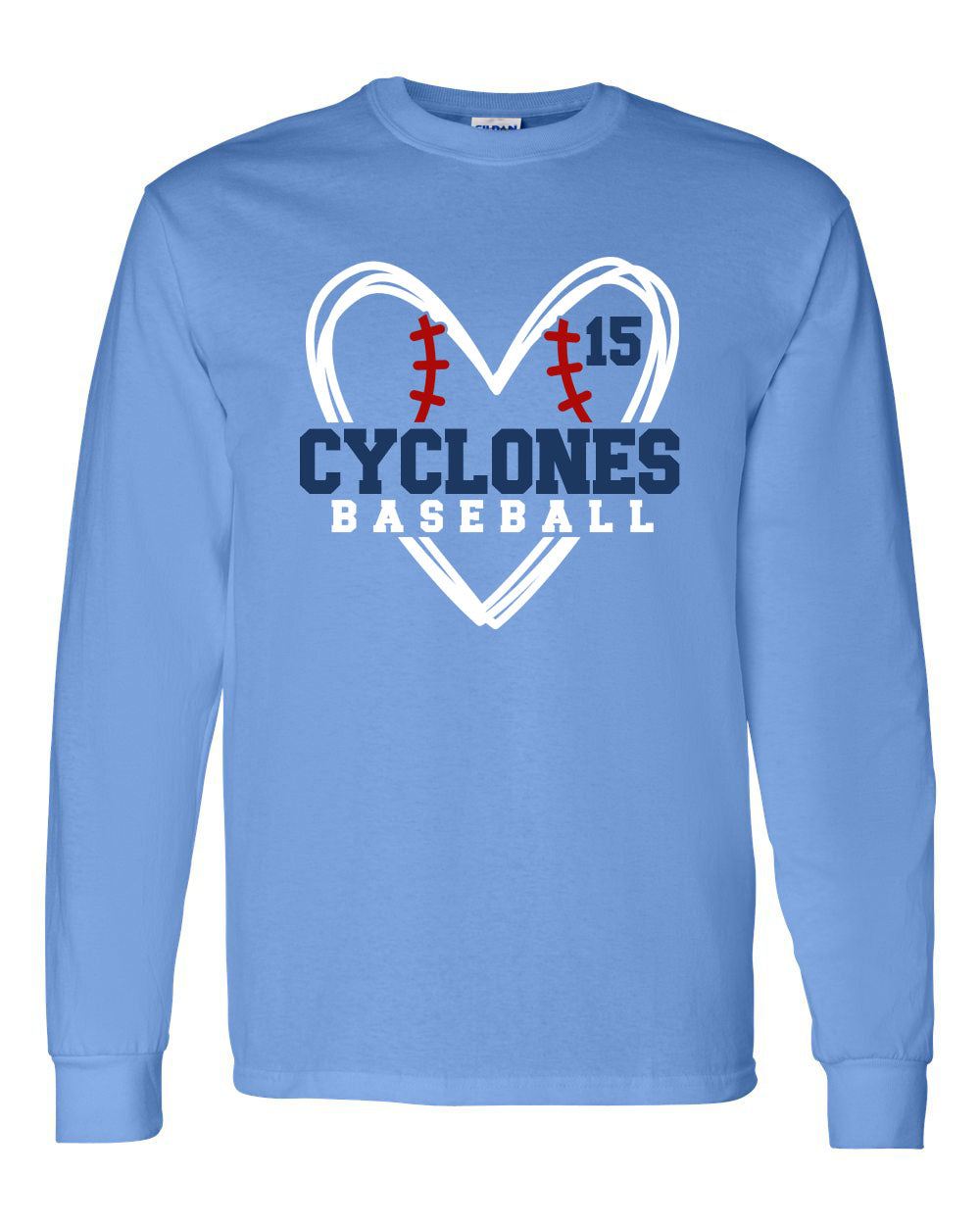 Sparta Cyclones Long Sleeve Shirt Design 5