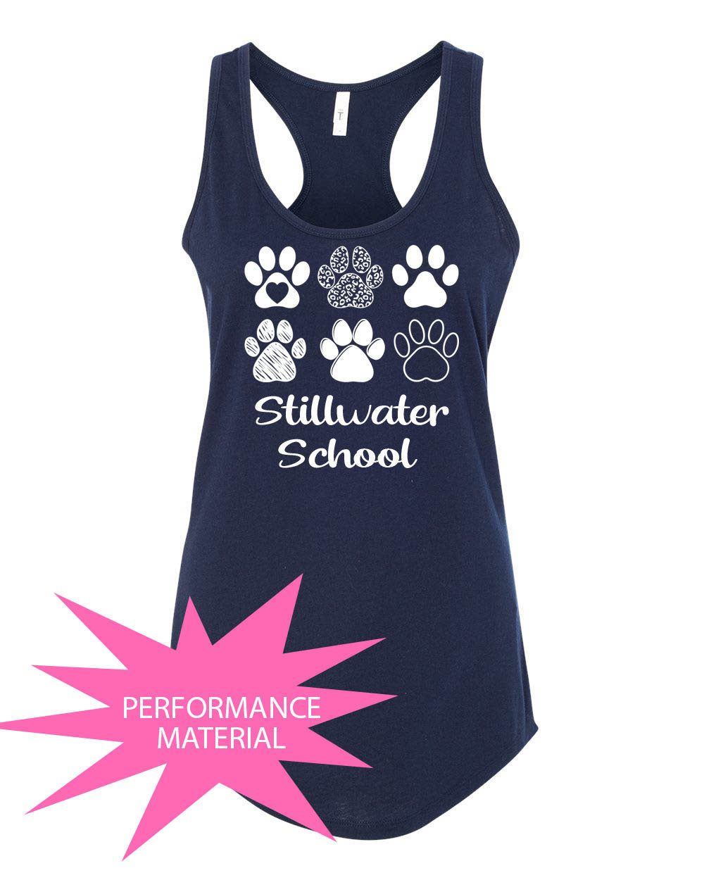 Stillwater Performance Racerback Tank Top Design 20