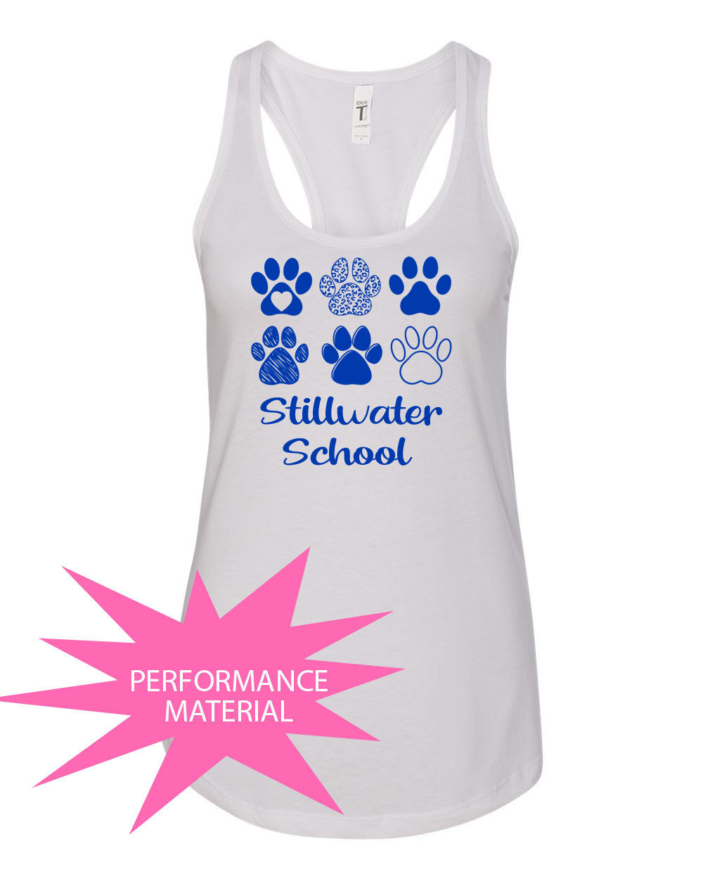 Stillwater Performance Racerback Tank Top Design 20