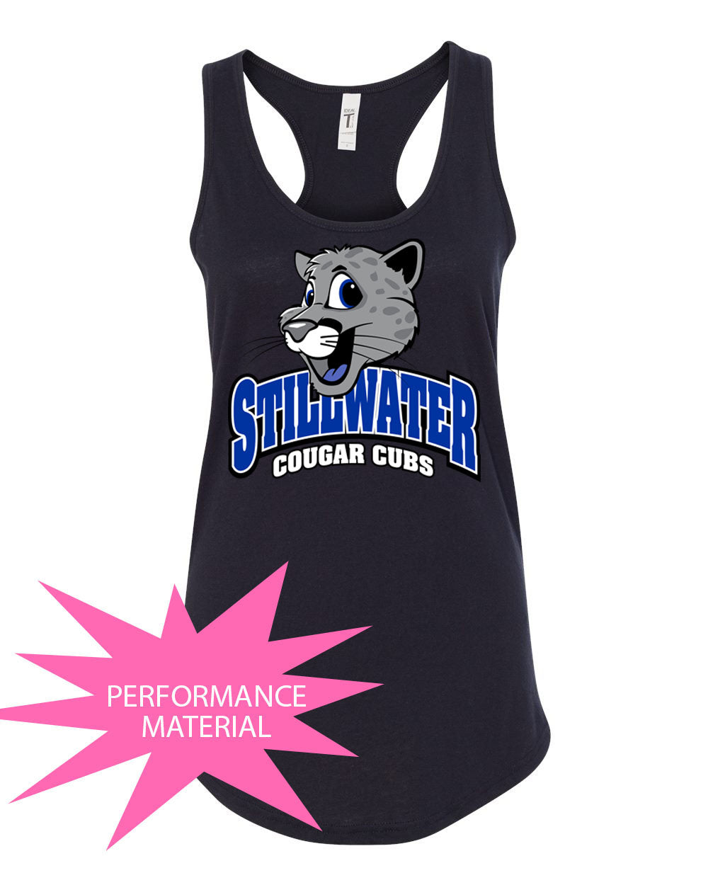 Stillwater Performance Racerback Tank Top Design 22