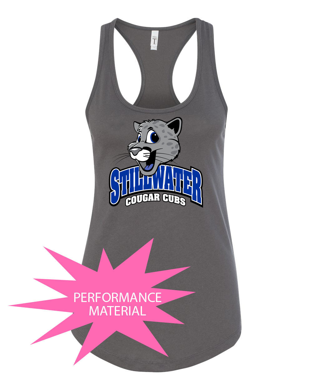 Stillwater Performance Racerback Tank Top Design 22