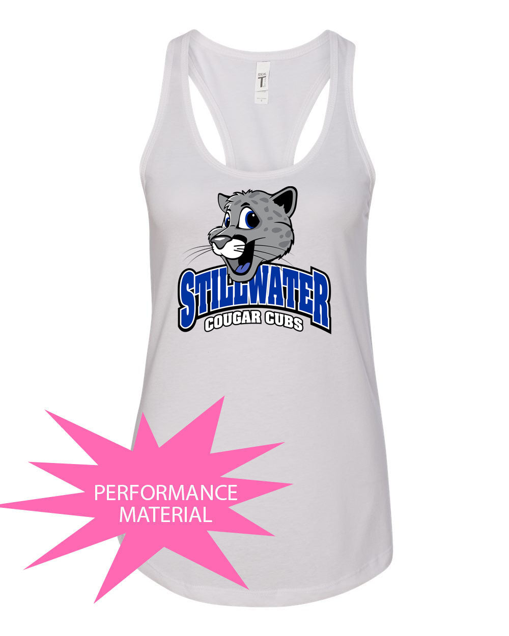 Stillwater Performance Racerback Tank Top Design 22