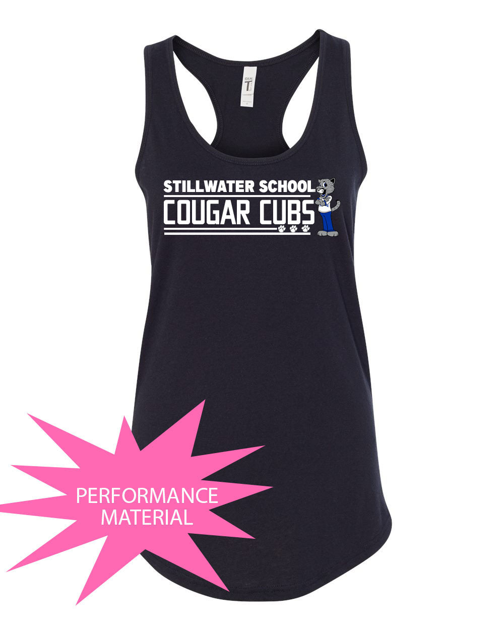Stillwater Performance Racerback Tank Top Design 23
