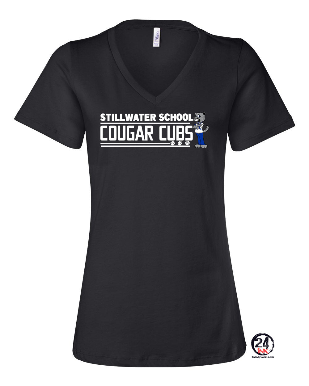 Stillwater V-neck T-Shirt Design 23