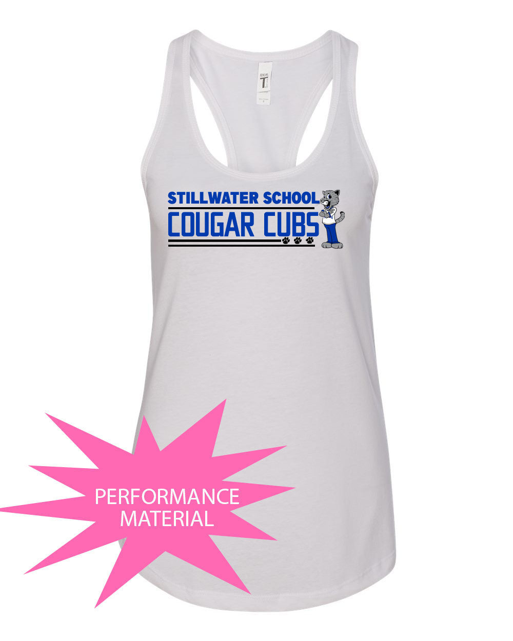 Stillwater Performance Racerback Tank Top Design 23
