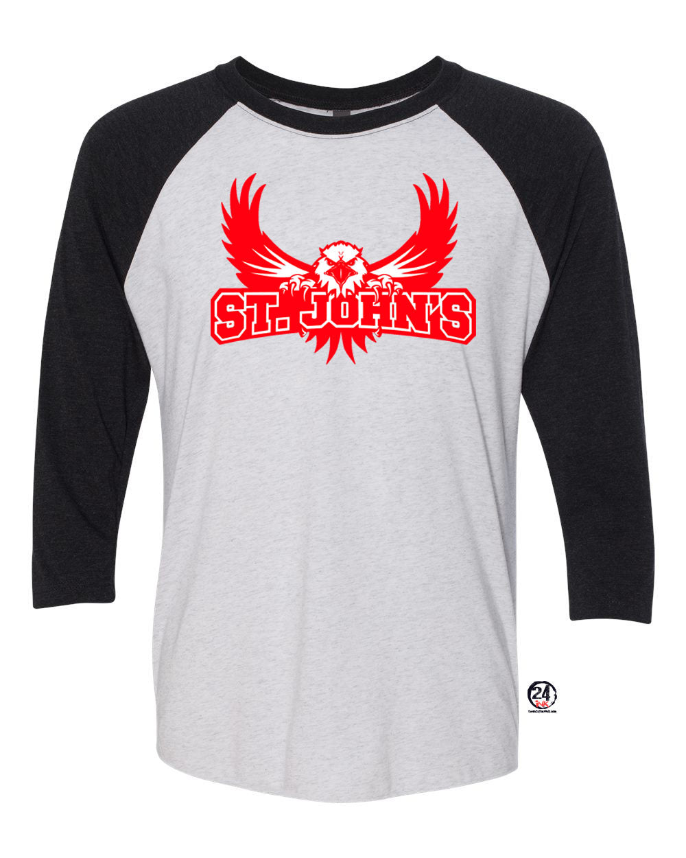 St. John's design 3 raglan shirt