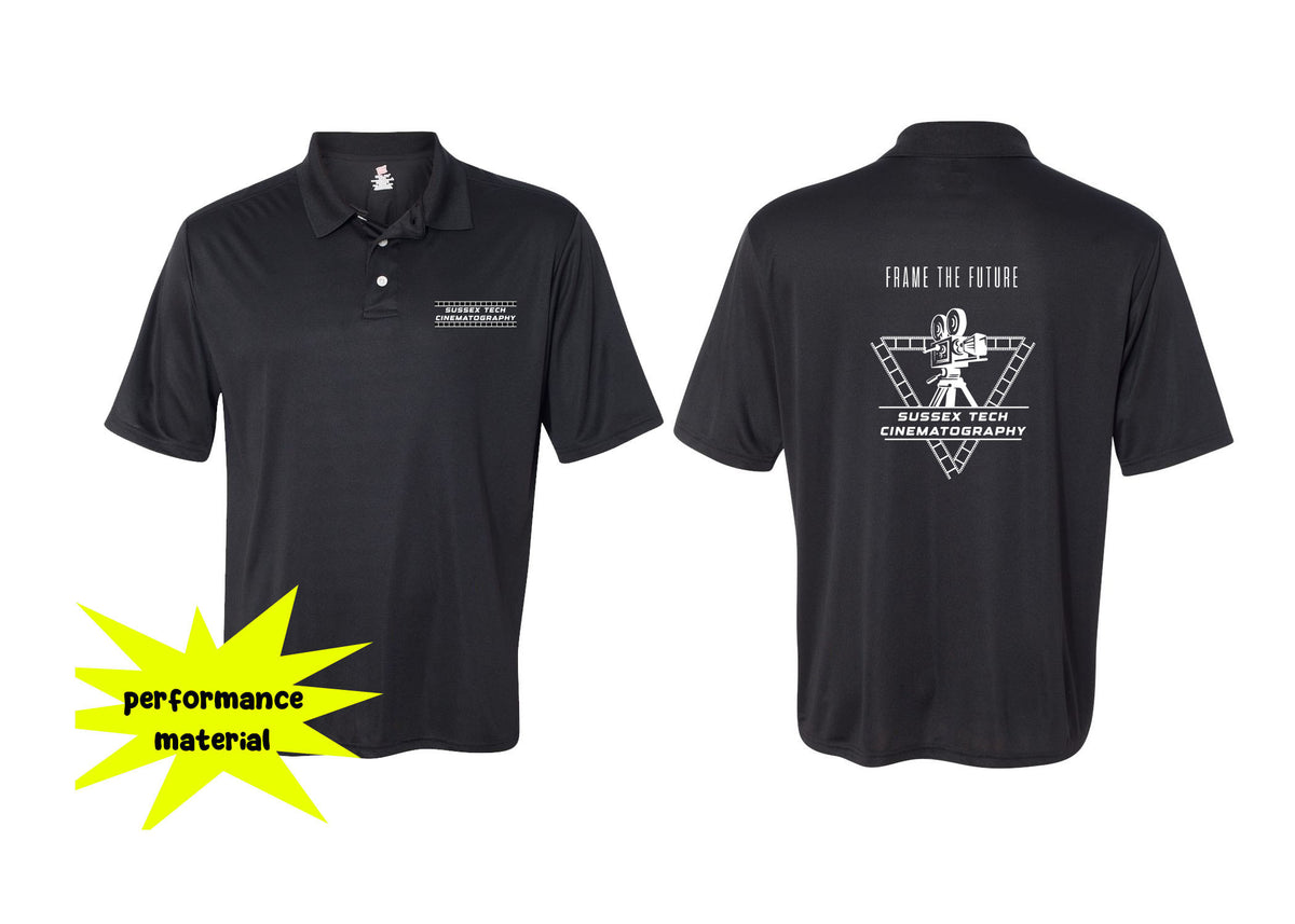 Sussex film Design 1 Performance Material Polo T-Shirt