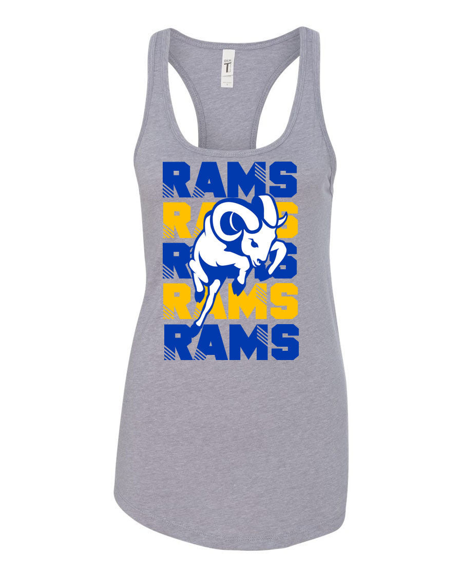 Sussex Middle Design 6 Racerback Tank Top