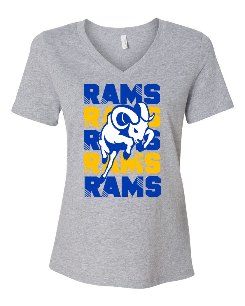 Sussex Middle Design 6 V-neck T-Shirt