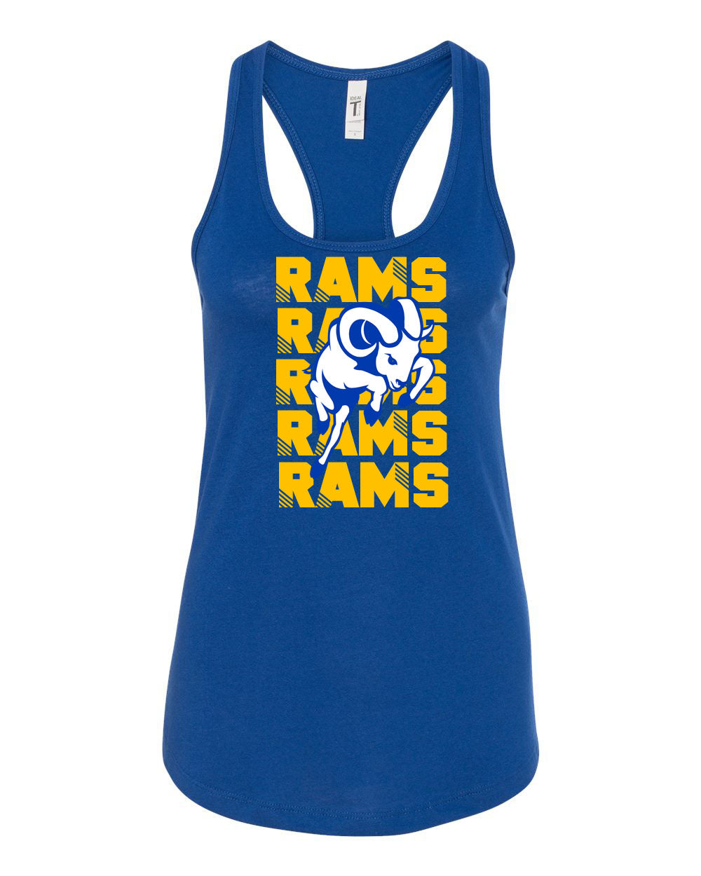 Sussex Middle Design 6 Racerback Tank Top
