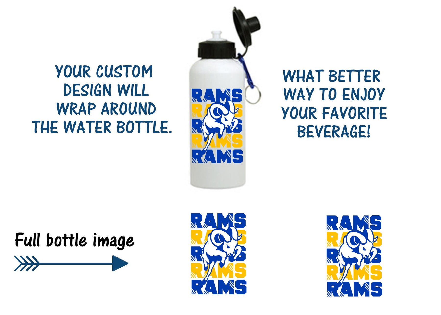 Sussex Middle Design 6 Water Bottle