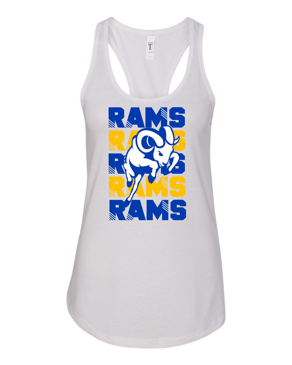 Sussex Middle Design 6 Racerback Tank Top