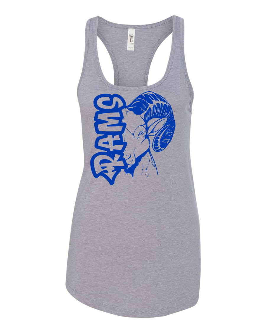 Sussex Middle Design 7 Racerback Tank Top