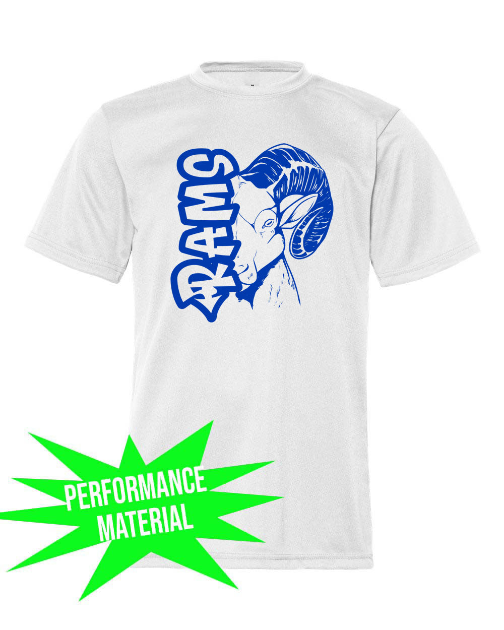 Sussex Middle Performance Material design 7 T-Shirt