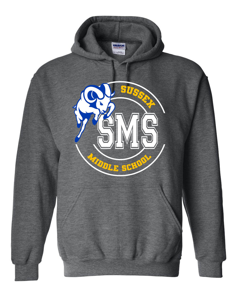 Sussex Middle Design 5 Hooded Sweatshirt