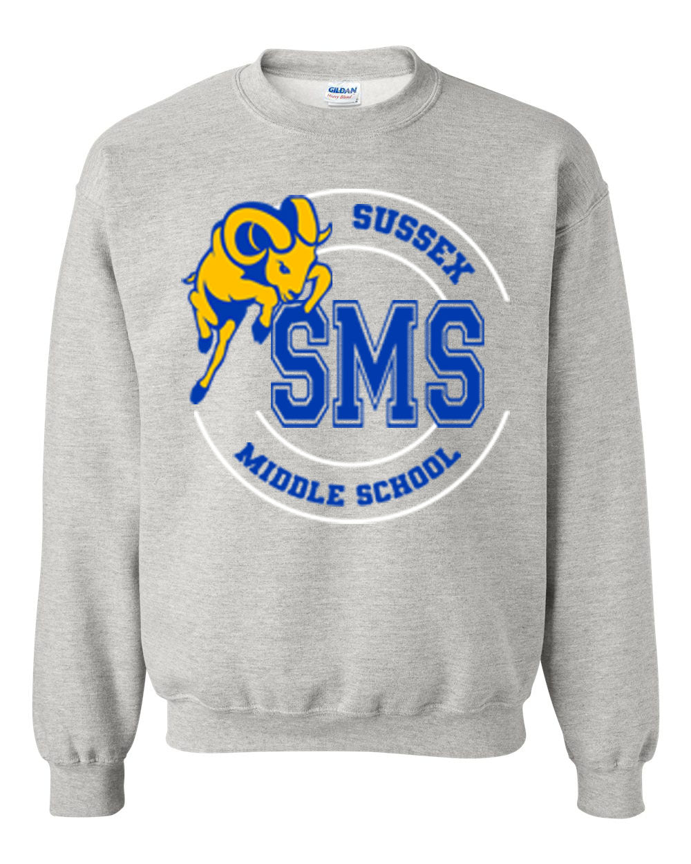 Sussex Middle Design 5 non hooded sweatshirt