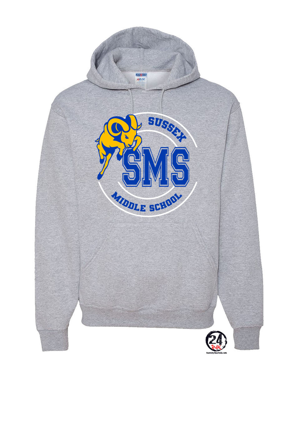 Sussex Middle Design 5 Hooded Sweatshirt