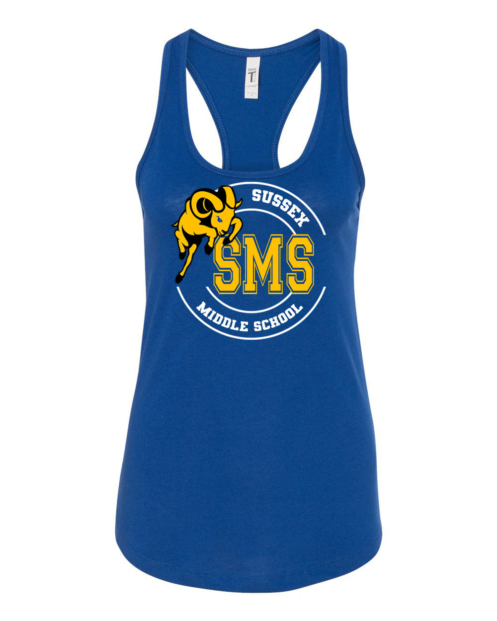 Sussex Middle Design 5 Racerback Tank Top