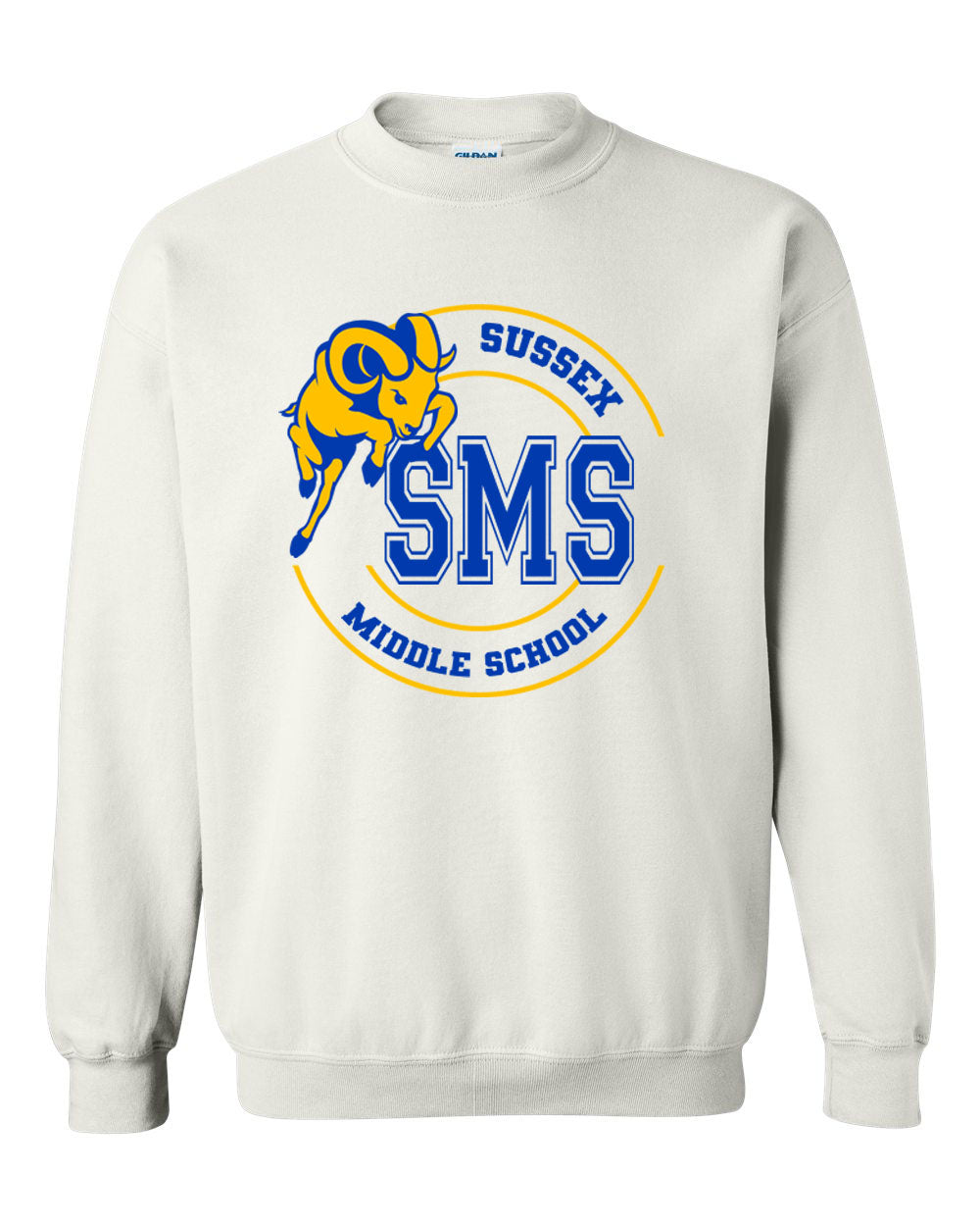 Sussex Middle Design 5 non hooded sweatshirt