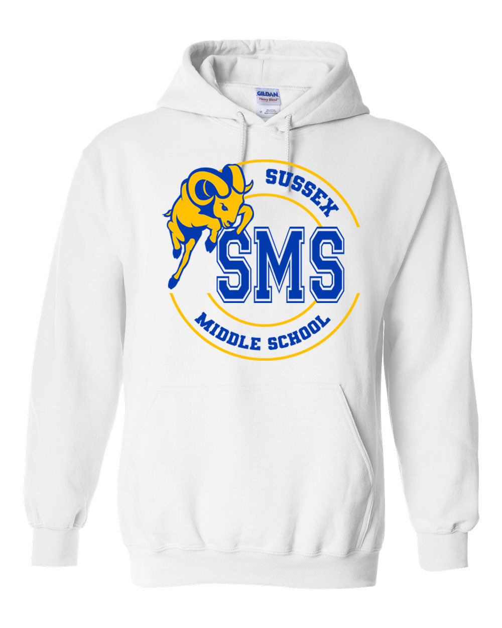 Sussex Middle Design 5 Hooded Sweatshirt